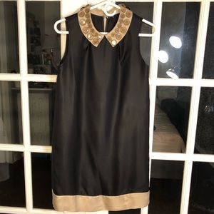 Kate Spade ♠️ Shift Dress with Jeweled Collar